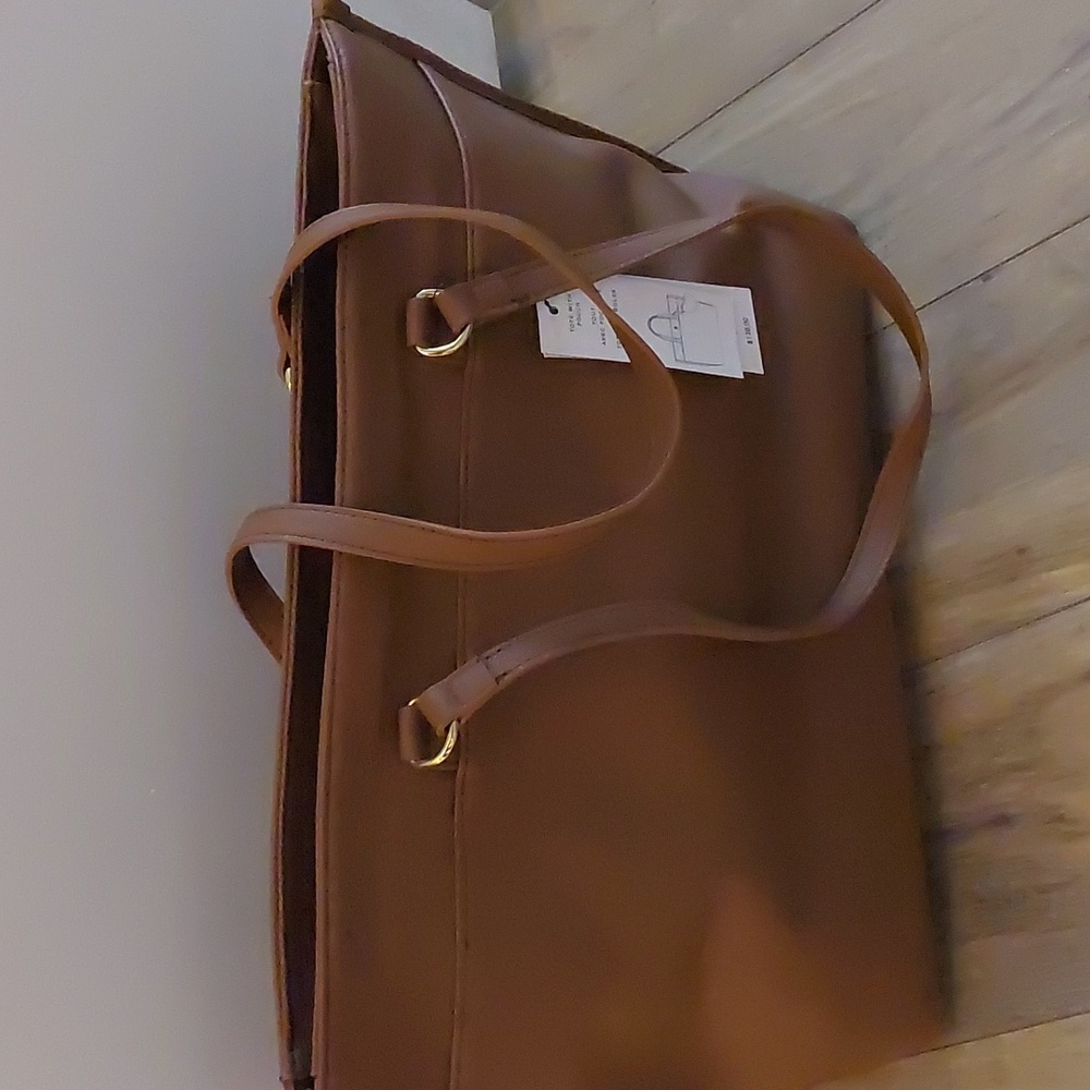 Brown Tommy Hilfiger Tote with coin pouch NWT - Picture 6 of 7